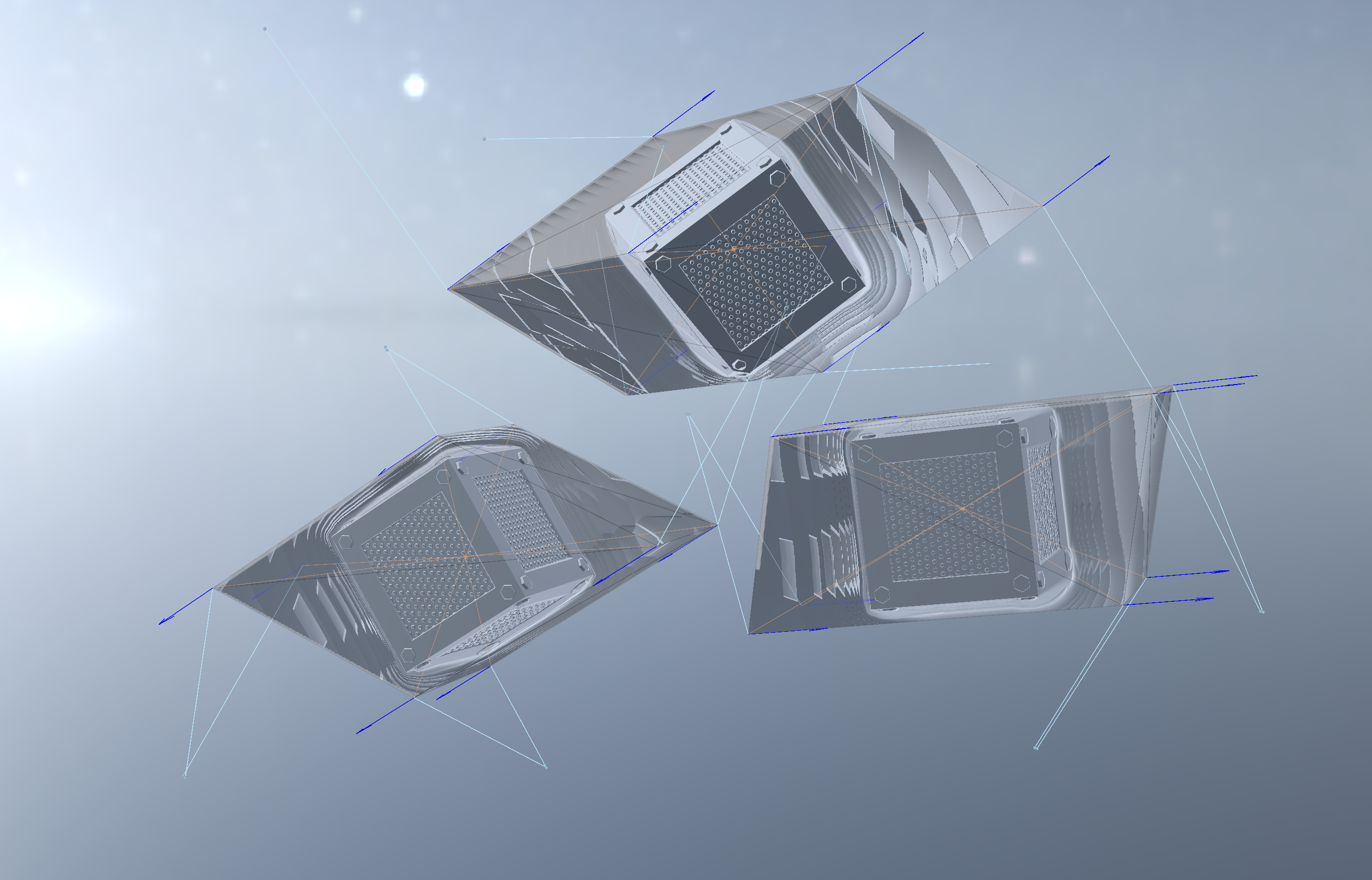 Shear in Blender and re-bake